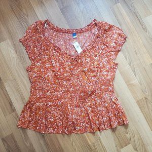 Floral Old Navy Blouse XL